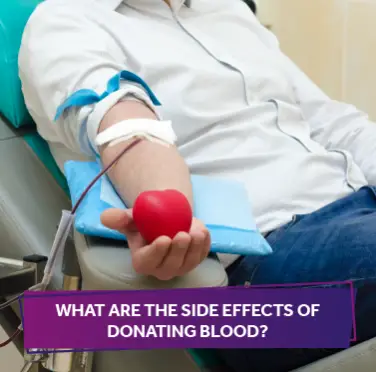 side effects of donating blood