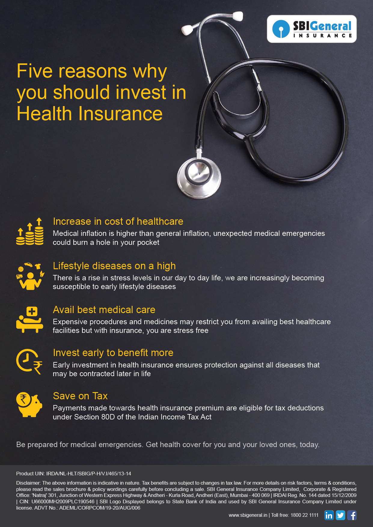 Five Reasons Why You Should Invest In Health Insurance