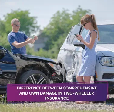 Difference between Comprehensive and Own Damage (OD) Two Wheeler Insurance